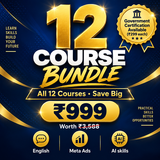 12 Course Bundle Free Preview dual pricing