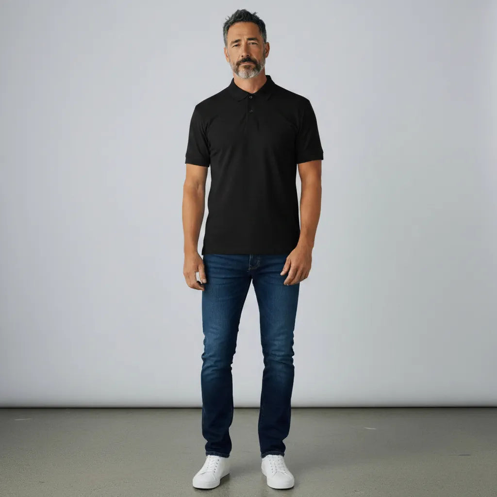 Premium Polo T-Shirt Black