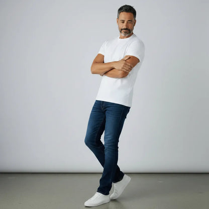 French Terry T-Shirt White view 3