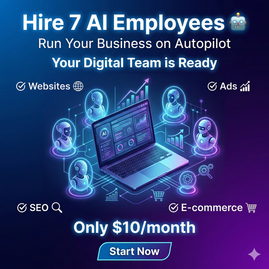 Hire 7 AI Employees for Your Business – Automate Work & Earn More ($10/month)