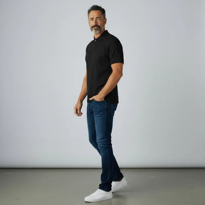 Premium Polo T-Shirt Black alternate