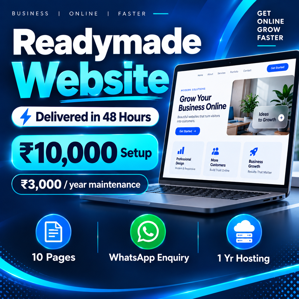 Readymade Website service