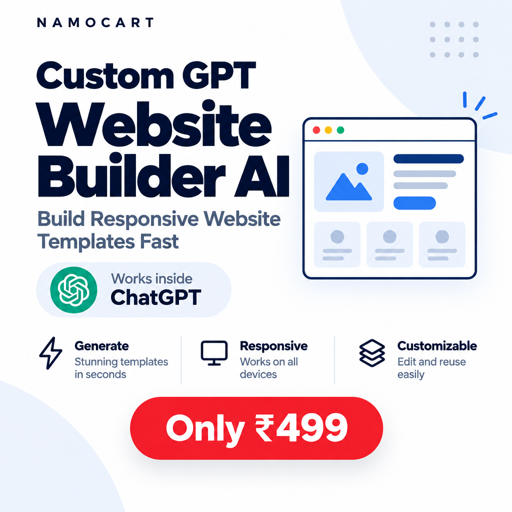 Custom GPT – Website Builder AI