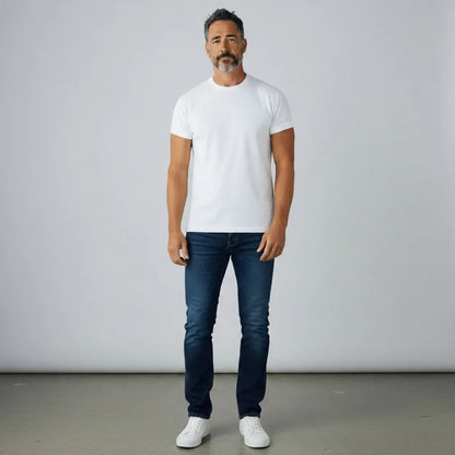 French Terry T-Shirt White view 2