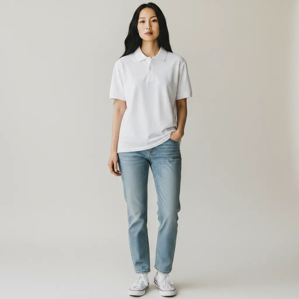 Premium Polo T-Shirt White alternate