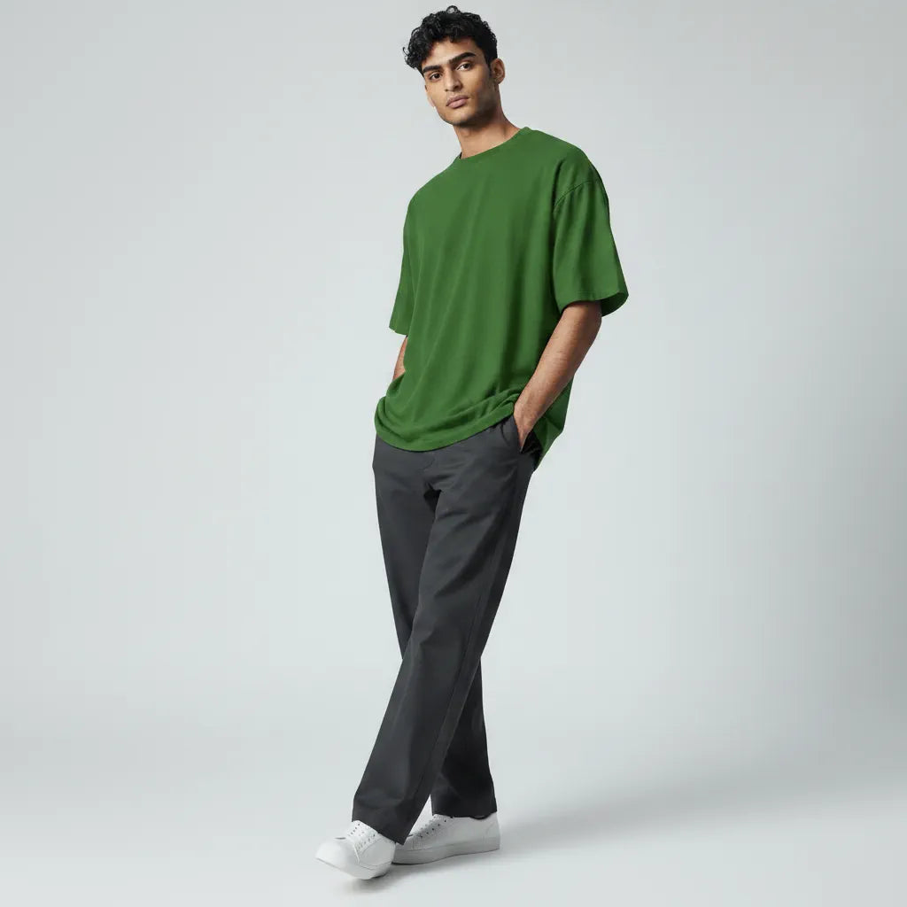 Premium Oversized T-Shirt Avocado Green alternate